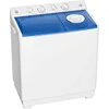 Auertech Portable Washing Machine, 40lbs Twin Tub Washer Mini Compact Laundry Machine with Drain Pump, Semi-automatic 1