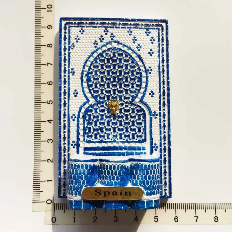 Calamita da frigorifero 3D Granada Spagna viaggio souvenir regalo