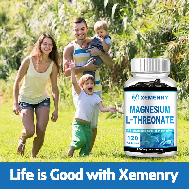 Magnesium L-Threonate Capsules &ndash; High Absorption Supplement &ndash; for Sleep and Cognitive Function Support magnesium citrate capsules