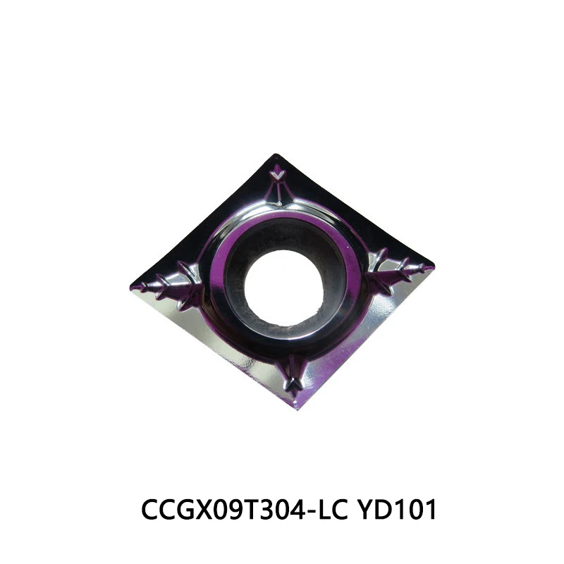 Inserto Originale Ccgx09T304-Lc Yd101 Ccgx 09T304 Inserti In Metallo Duro Tornio Fresa Utensili Cnc Utensili Per Tornitura Tornio