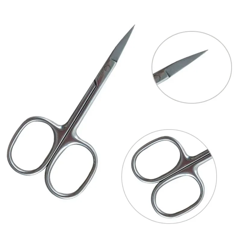 1 Pc Eyebrow Scissor Makeup Eyelash Trimmer Facial Hair Remover Manicure Nail Cuticle Scissors Beauty Tools Eyelash Scissors 5