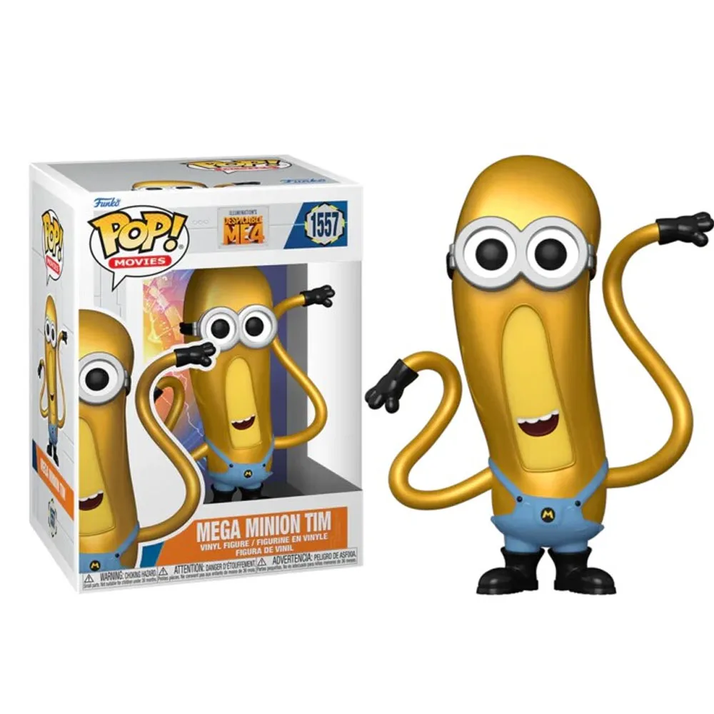 Funko Popfilms Verachtelijk Ik 4 Mega Minion Tim #1557 Dave #1553 Gus #1554  Jerry Vinyl Actiefiguren Poppen Speelgoed Cadeau Voor Kinderen - AliExpress, image size:1000x1000