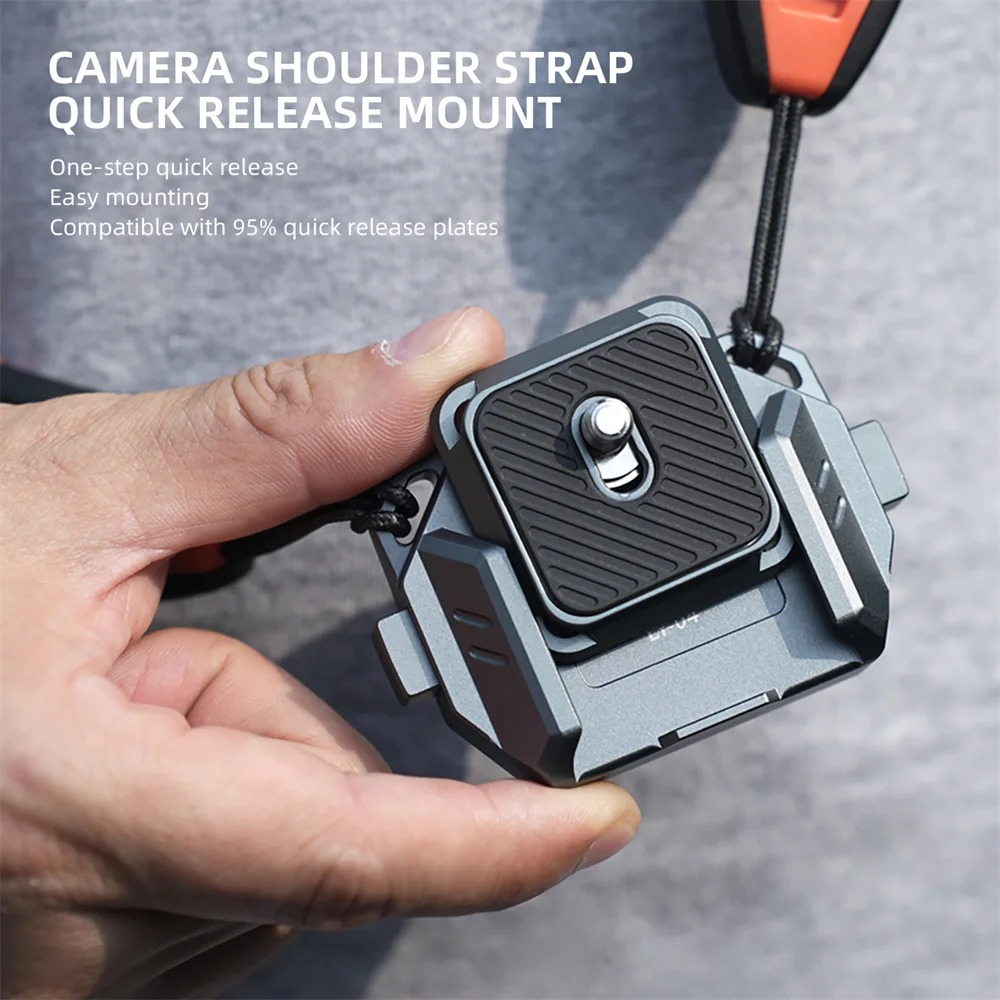 LEAPLIGHT DSLR Camera Base Adapter Quick Release System Camera Strap Mount For Sony Canon Fuji Nikon PD