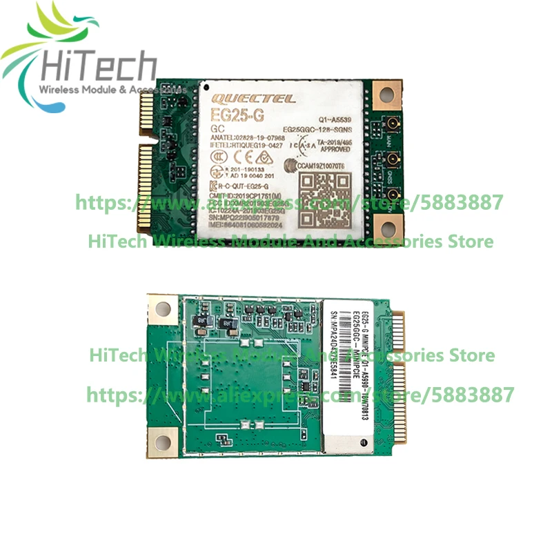 Quectel EG25-G EG25-GGC LTE Cat 4 EG21-G EG21-GGB Cat 1 미니 PCIe 모듈, M2M 및 IoT 애플리케이션용 액세서리 포함
