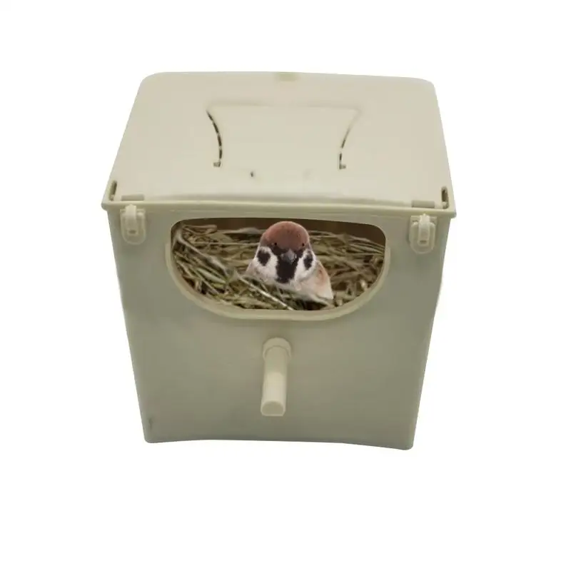 Bird Cage Bird House White Parrot Cage Pet Plastic Removable Nest Birds Breeding Lovebirds Mating Box bird house,bird cage