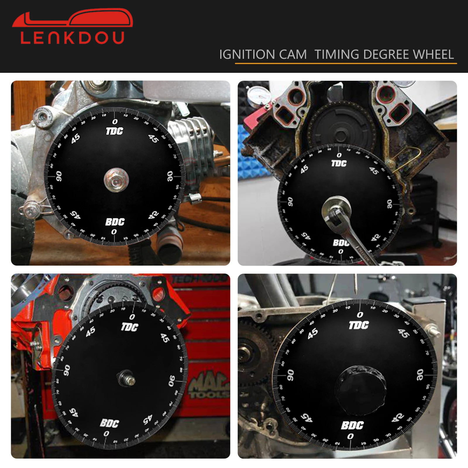 Engine Timing dial tool Timing Degree Wheel For 0.052 inch thick