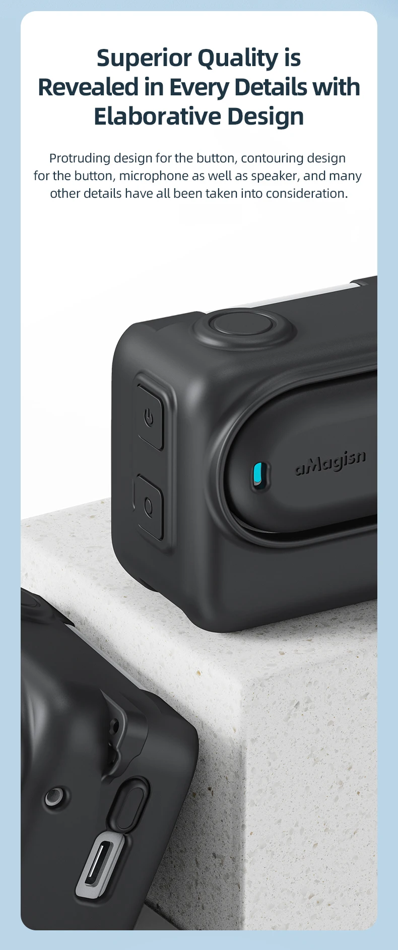 Silikon Schutzhülle Für Insta360 GO 3S Sport Kamera Shell Cover Allround-Schutz Für Insta360 GO3S Zubehör – Detail 13