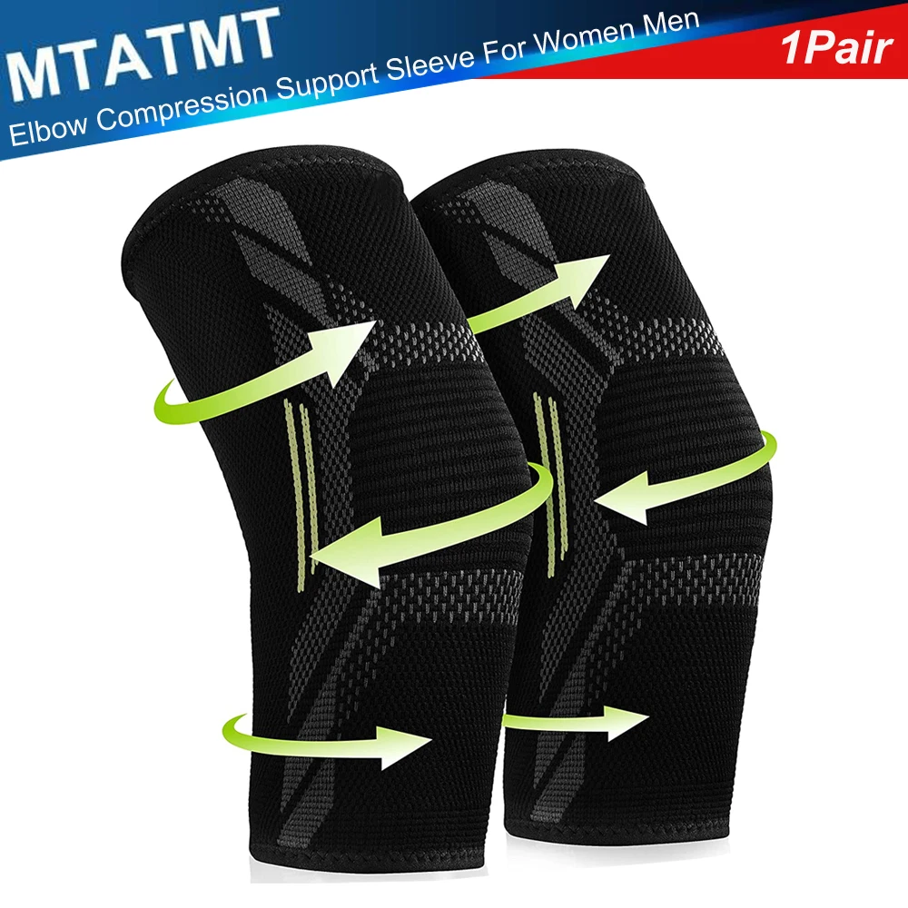 

MTATMT Elbow Brace Compression Support Sleeve for Women Men Tennis Elbow Brace Tendonitis,Arthritis,Weightlifting,Gym