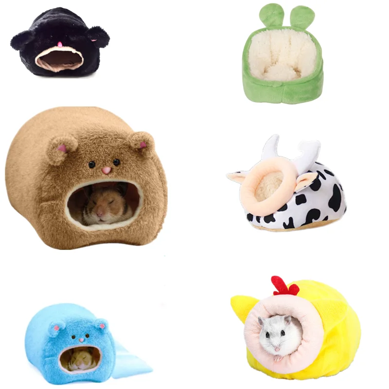 1PcHamsterHuisCaviaAccessoiresHamsterKatoenHuisKleinDierNest