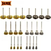 24Pcs Brass Brush Steel Wire Wheels Brushes Drill Rotary Tools Polishing for Dremel Rotary Tools Metal Rust Removal Brush Set 1