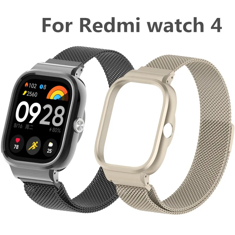Premium Stainless Steel Metal Strap for Smartwatch - Elegant and Durable Watchband Bracelet
