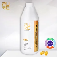 PURC 1000ml kératine cheveux lissage traitement lissant pour cheveux bouclés crépus soins produits de kératine brésilienne professionnel 1