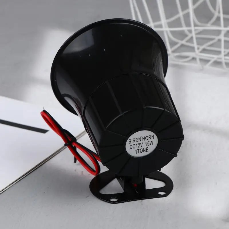 【M】1/2/3Pcs DC 12V 트레블 사이렌 경적 야외 경보 사이렌 알람 스피커 경보 시스템용 유선 시끄러운 경보 경적 110dB