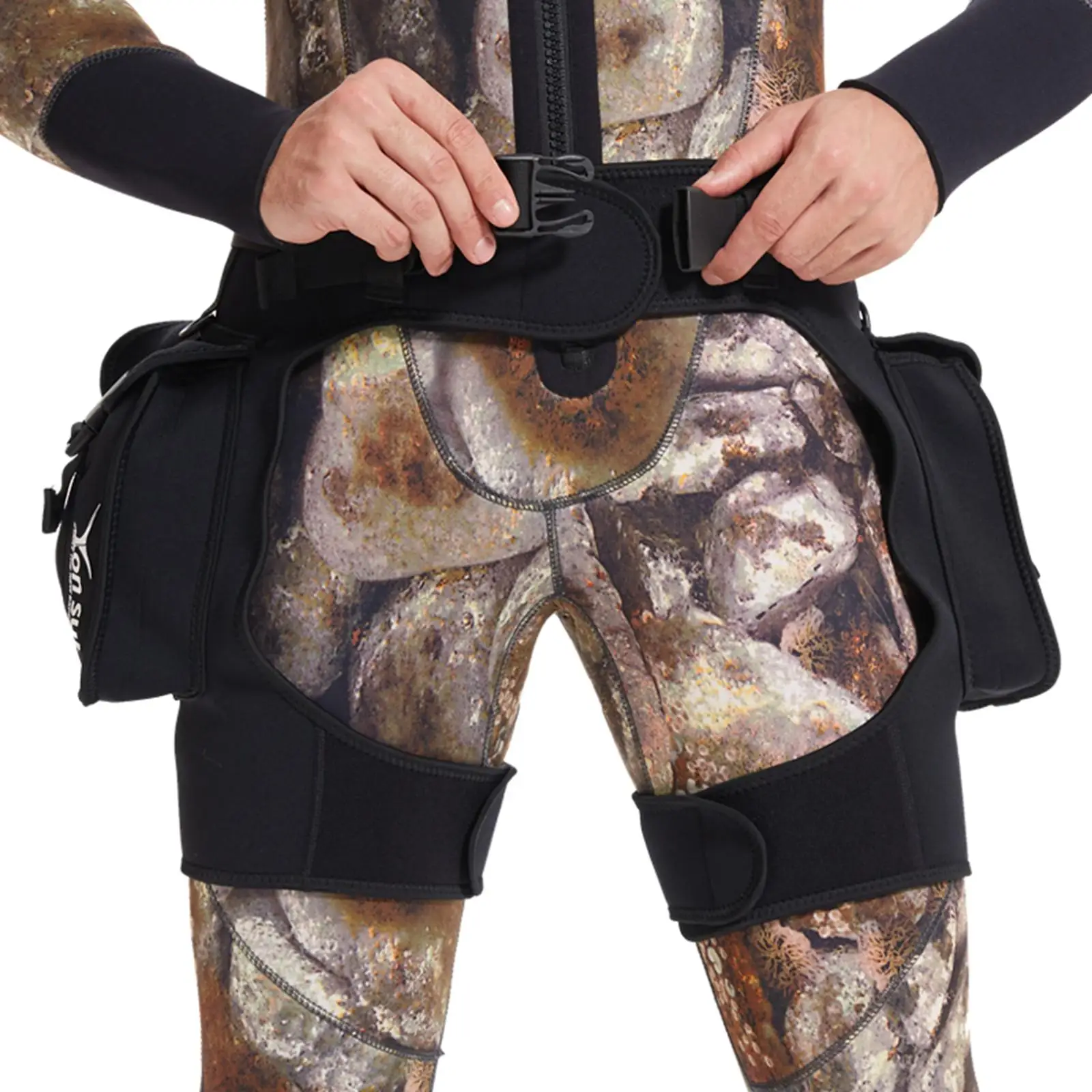 2.5mm Premium Neoprene Wetsuit Shorts Swim Trunks with Big Pocket Scuba Diving Shorts for Underwater Snorkeling Swimming