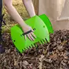 Leaves Scoop Hand Held Rakes Sturdy Ergonomic Grip Leaves Rake Lawn Debris Trash Pick Up Tool Hand Held Rakes Garden Rake For 2