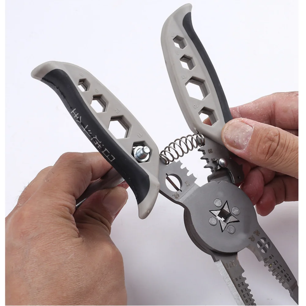 Versatile Multi-functional Crimping Pliers for Wire Processing and Terminal Crimping