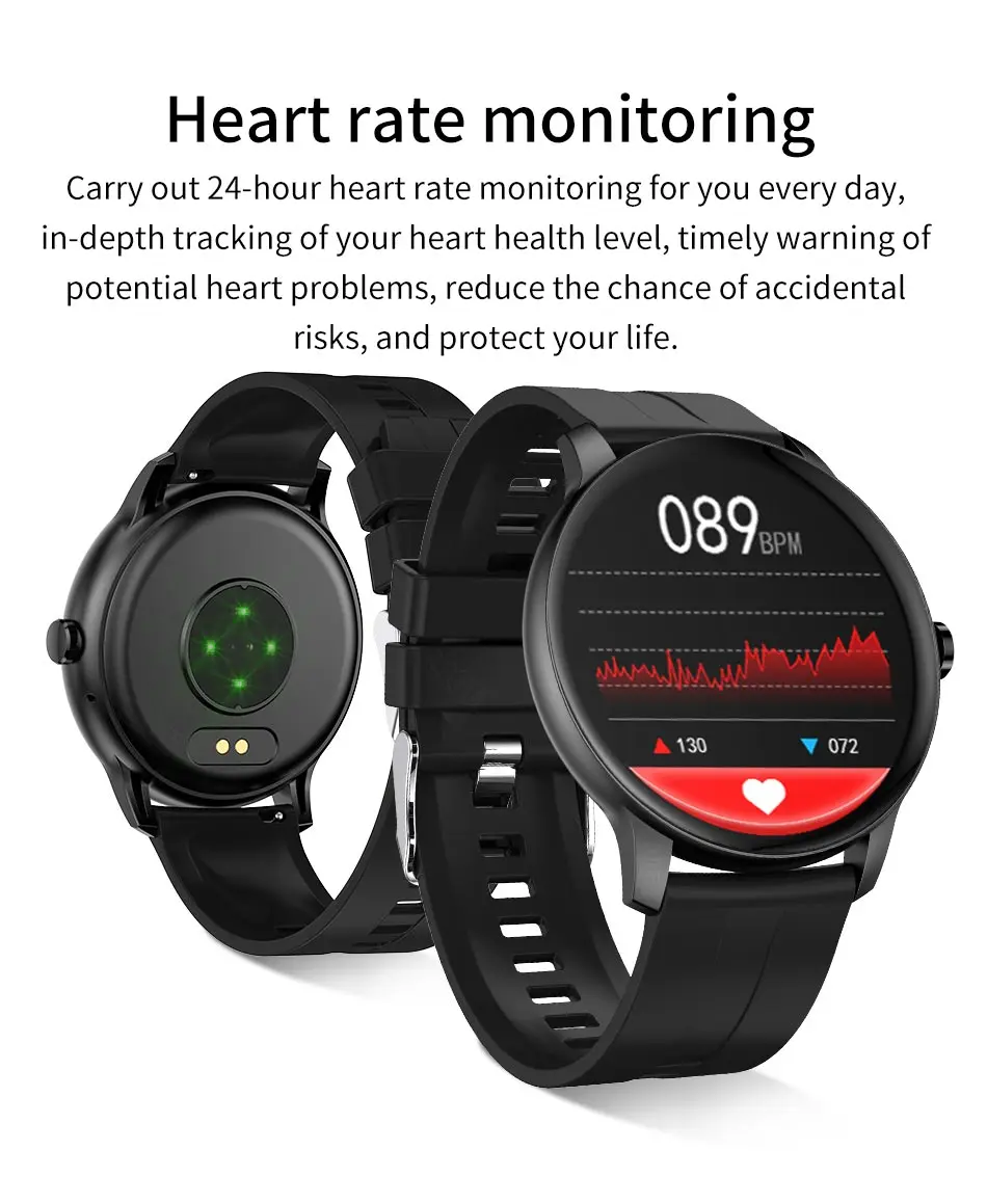 LIGE Smart Watch Men Bluetooth Call Bracelet Blood Pressure Monitor Clock Fitness Tracker Sports Watches Men's Smartwatch Women