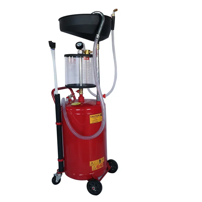 30L/80L Pneumatic Oil Pump with Measuring Cup Waste Oil Collector with Dual Purpose for Extraction and Waste Recovery