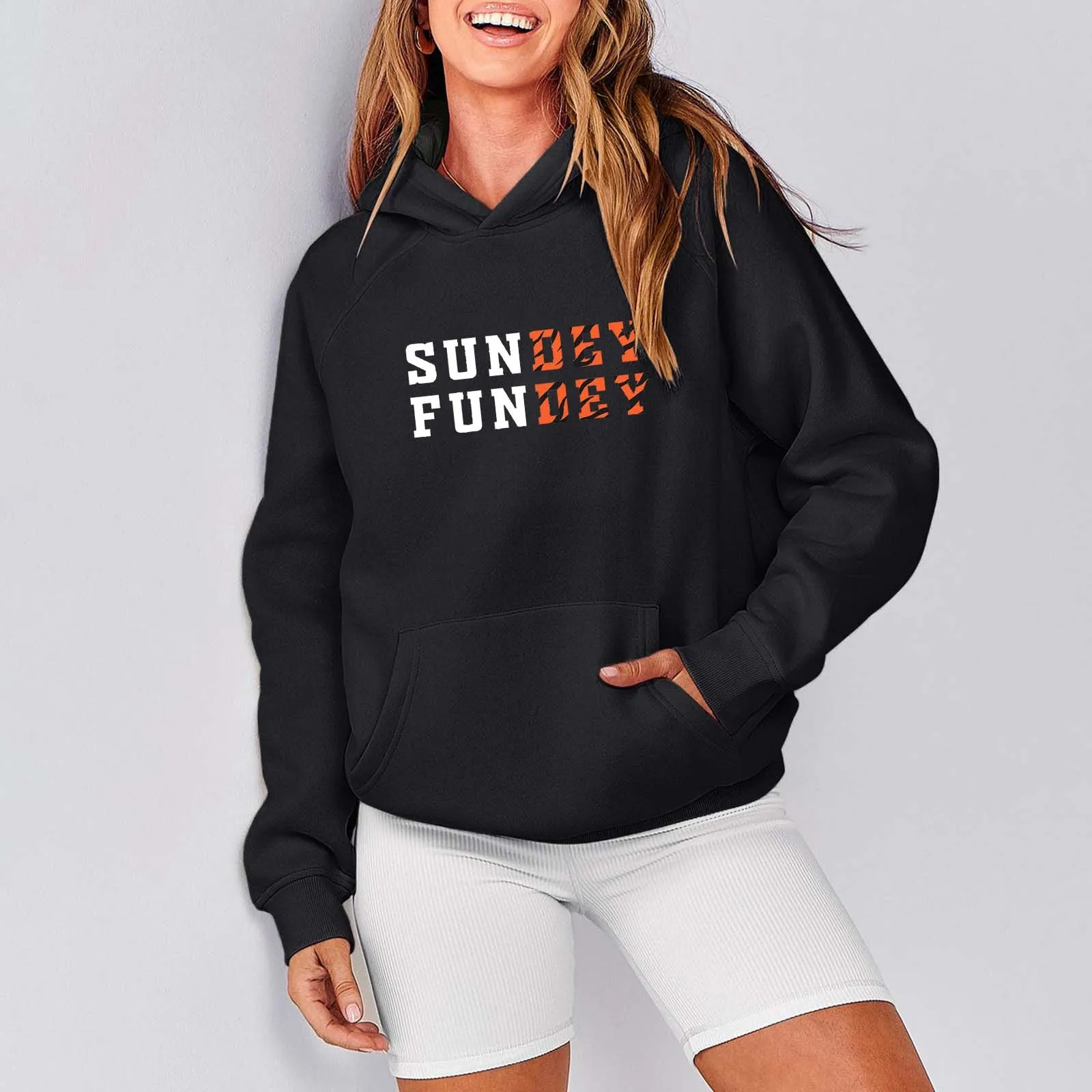 

Vintage Sweatshirts Tops Women Hooded Streetwear Ladies Fashion Temperament Letter Printed Long Sleeve Casual Hoodie Warm Top