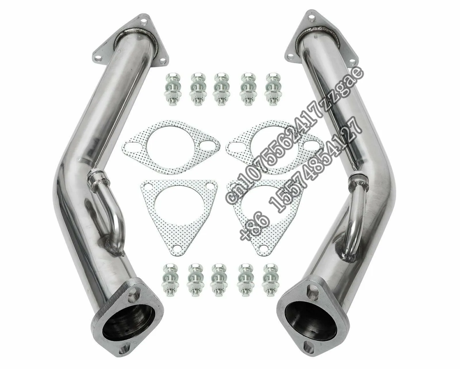 

Pipes Straight Exhaust Downpipe Header For 09-18 Nissan 370z 08-13 Infiniti G37