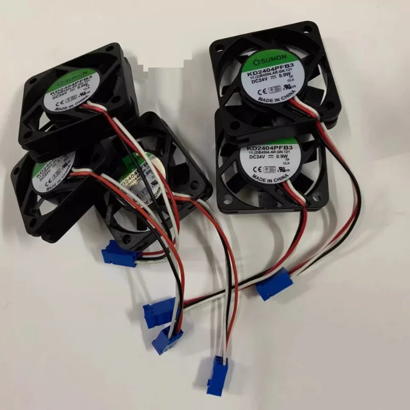 Ventilador de Refrigeração Cpu para Sunon Inversor de Fios Kd2404pfb3 24v 0.9w 4cm 4010 Ficha Original 40x40x10 mm Novo - Imagem 2