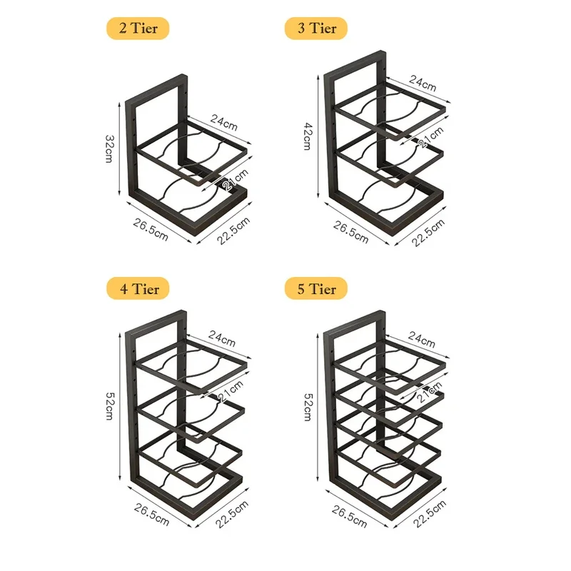 Adjustable Stainless Steel Pot Rack 6