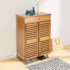 Retro 5 Tier Shoe Rack Classic Passageway Storage Cabinet with Drawer for Home Living Room Bedroom Chic Shore Hanger Tools 1