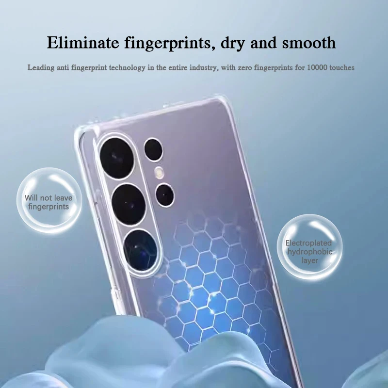Soft Silicone Clear TPU Thin Camera Protective Phone Case