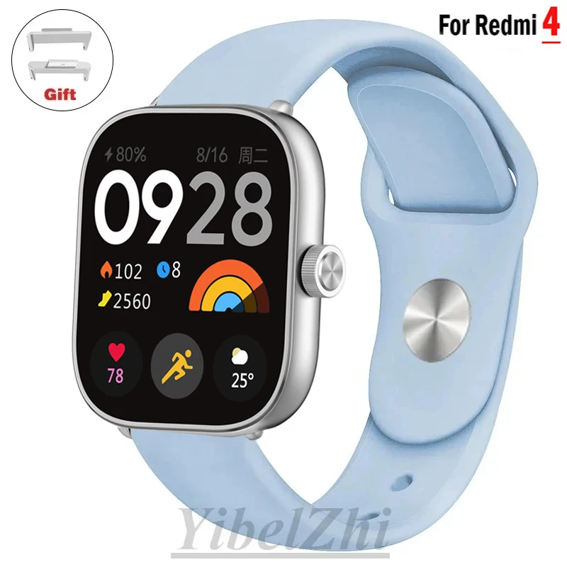 Soft Silicone Sport Bracelet Strap for Smartwatch Wristband Accessories