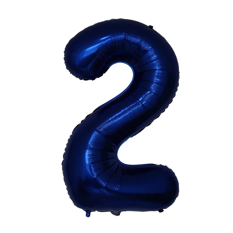 Navy Blue 40-Inch Number Balloons for Celebrations and Events
