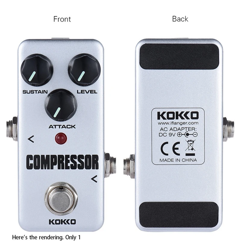 KOKKO Guitar Effect Pedal Compressor Fully Analog Circuit Guitar Compressor Pedal Accessories