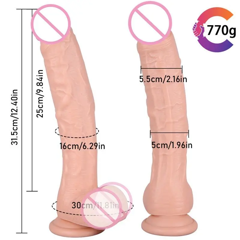 Sex Toys Huge Penis Realistic Dildo Long Dick with Suction Cup for Women Men Masturbation Lesbain Anal buttplug for Adults 18