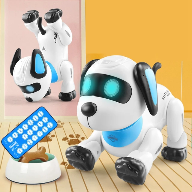 LENENG Remote Control Dog RC Robotic Stunt Puppy Voice Control Electronic Pets Dancing Robot Programmable Pet Kids Toys 2
