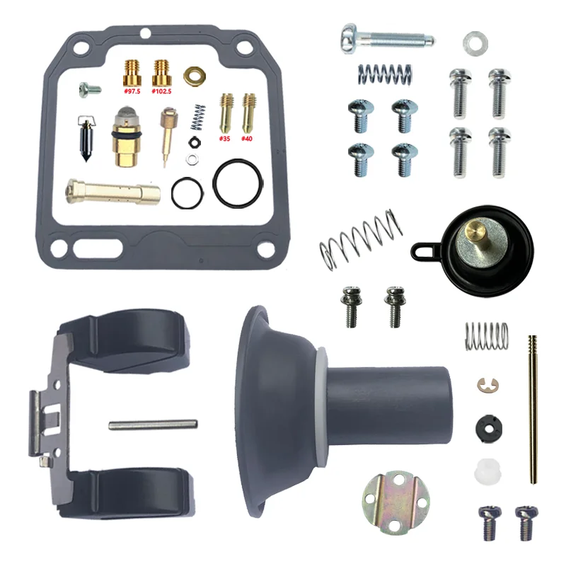 Kit Réparation Carburateur Moto INTRUDER 125 VL125 2000-2007 – Flotteur, Piston, Joints