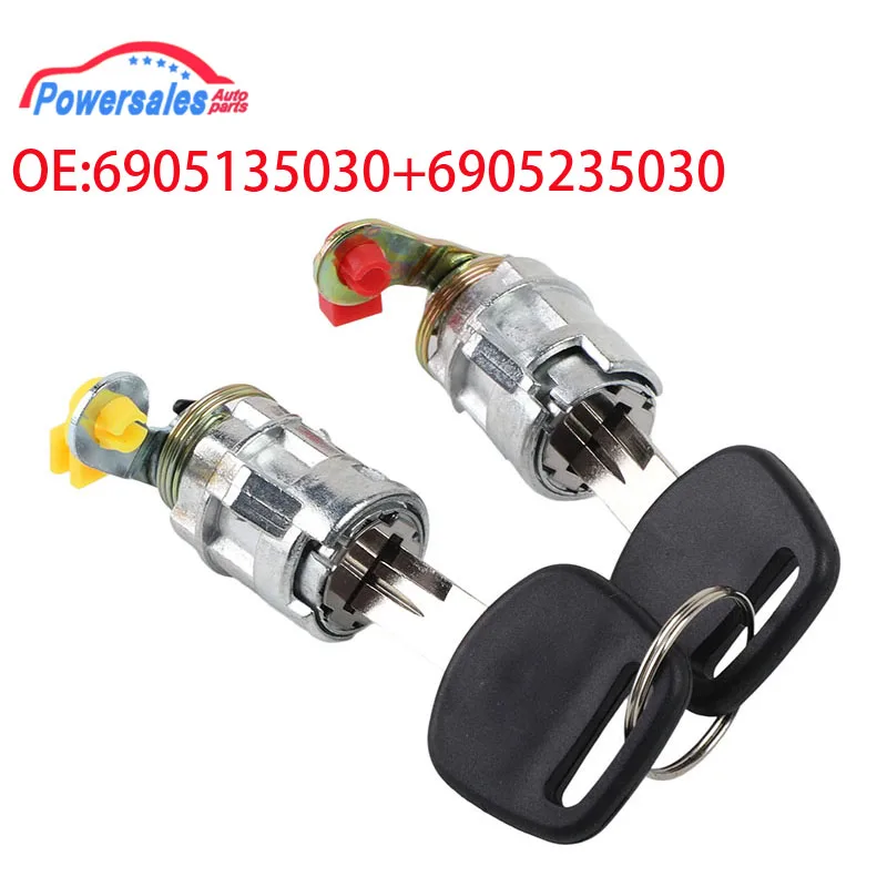 New 6905135030 6905235030 Door Lock Cylinder With Keys For Toyota ...