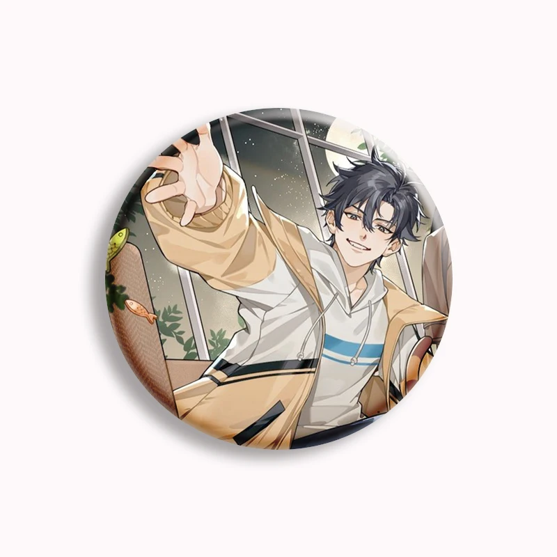 Anime Link Click Button Pin Time Agent Lucas Charles Laser