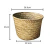 Rattan grass storage basket box bin container organizer clothes laundry holders 4