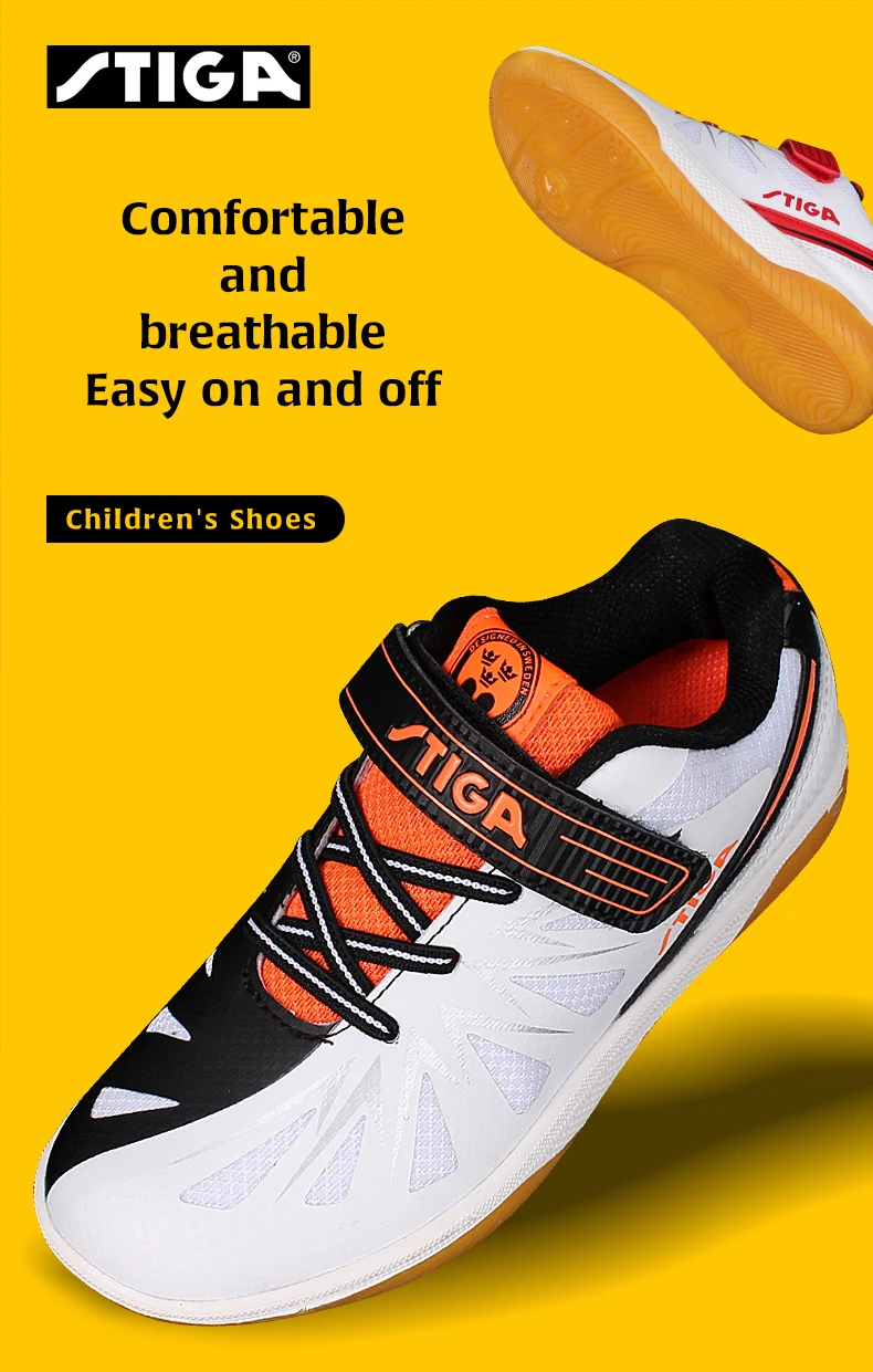 Description Picture 2 of itemStiga Children Table Tennis Shoes New Arrival For Kids Boy Girls Ping Pong Sport Sneakers