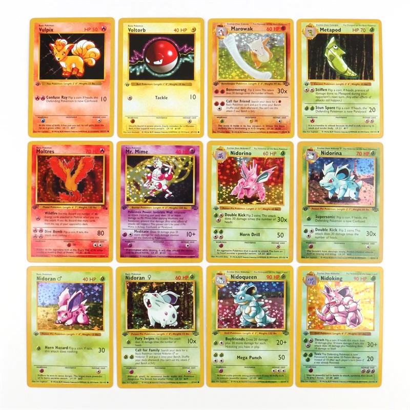 151 Teile/schachtel 1996 jahr 1st Edition Pokémon karte Seltene Charizard Pikachu Mewtwo Blastoise Sammeln karte spielzeug Englisch version – Detail 13