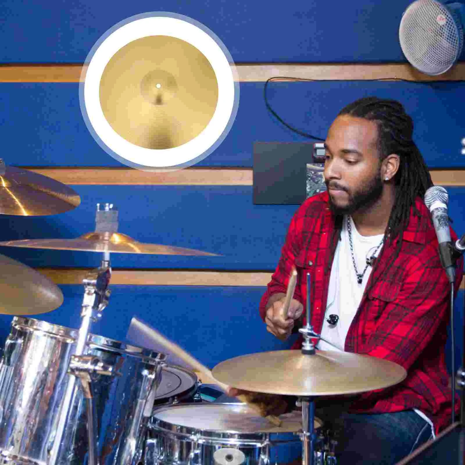 

Cymbal For Drum Accessory Kits Professional Replace Cymbals Percussion Instrument Part Accessory Beginner Practice