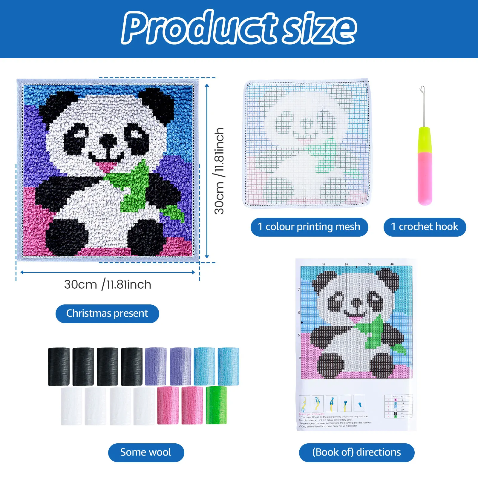 Cartoon Latch Hook Kit 3