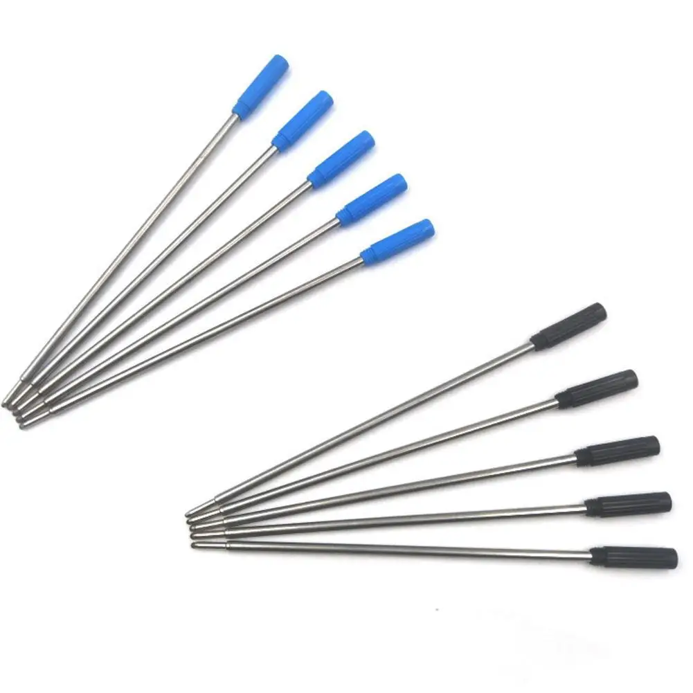 5/10 Stück Metall-Spiral-Mundstück-Nachfüllungen für Roller-Kugelschreiber, Business-Kugelschreiber-Nachfüllungen, Büro- und Schulbedarf, Schreibwaren – Detail 2