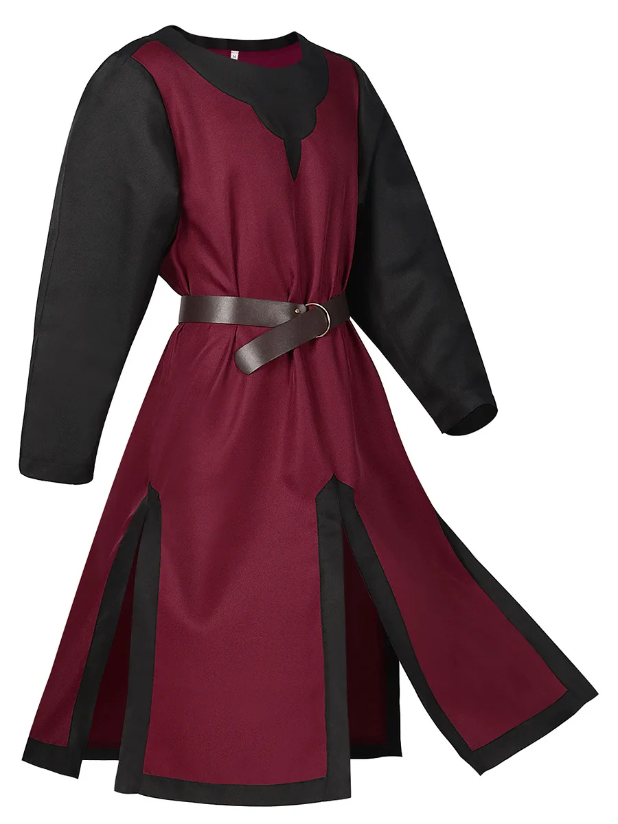 Tunica Medievale Uomo – Costume Rinascimento, Pirata, Vichingo, Cosplay – Taglia Unica - Foto 4
