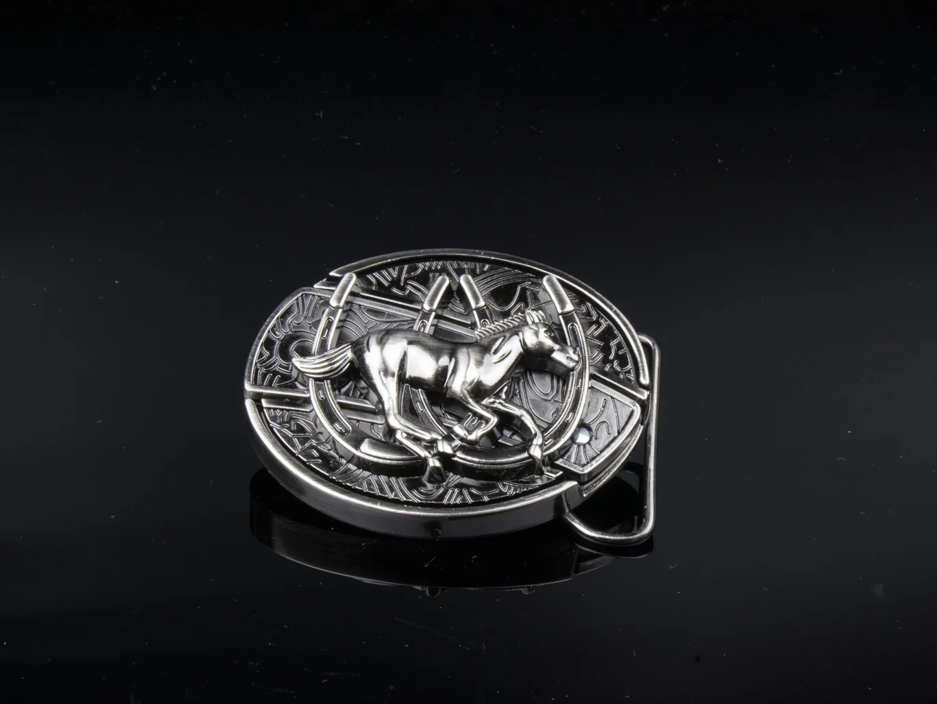 Fibbia Per Cintura Vintage Da Uomo Cowboy Occidentale Rodeo - Foto 8