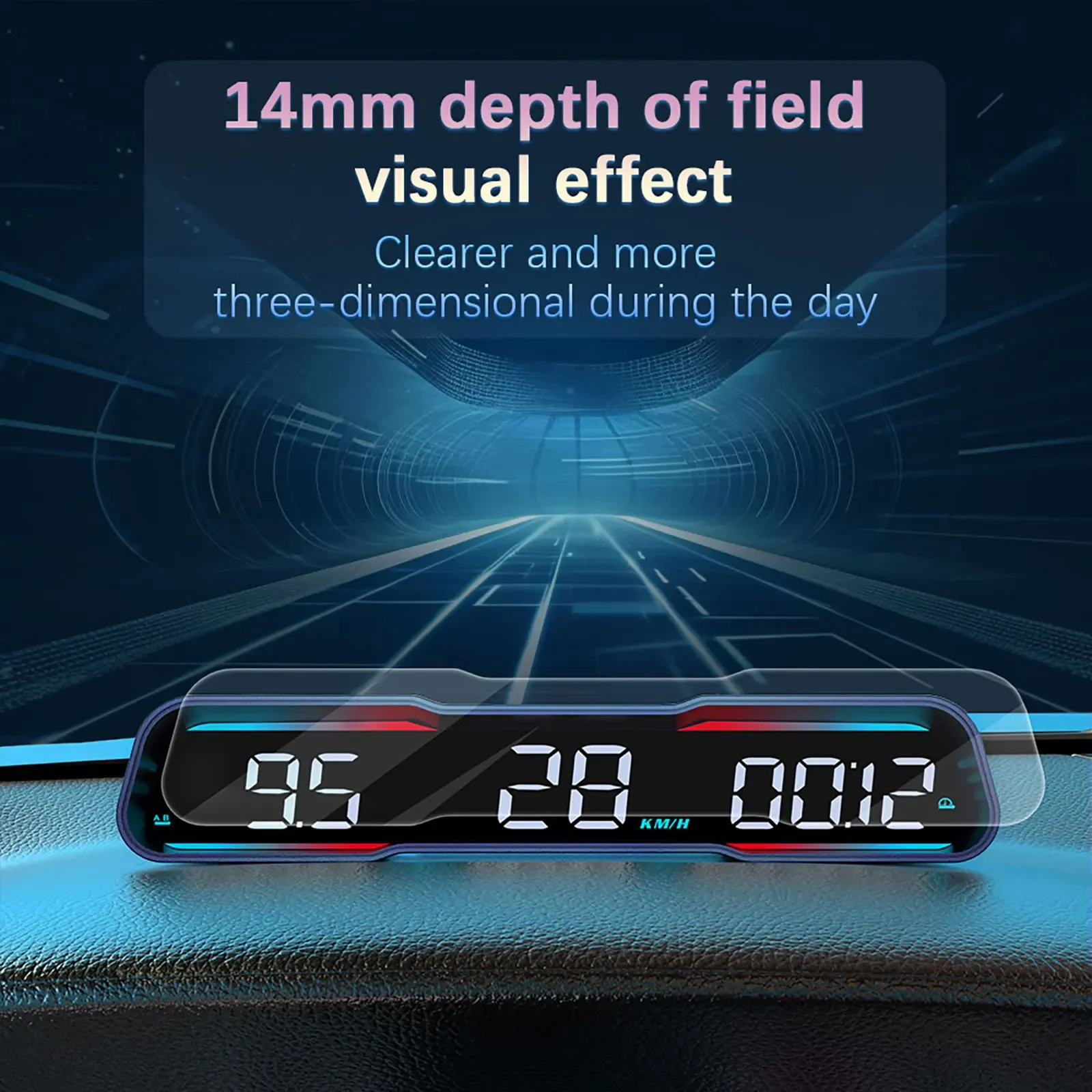 HD G19 ڵ GPS HUD  ÷ ӵ  Ÿ, KMH MPH  Ƿ  溸, ڵ ׼