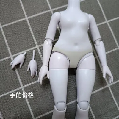1/6 jointed Big  Colorful Hair Doll Big Head Original DIY Accessories Purple White Hair Doll  rainbow body nuannuanmengwu
