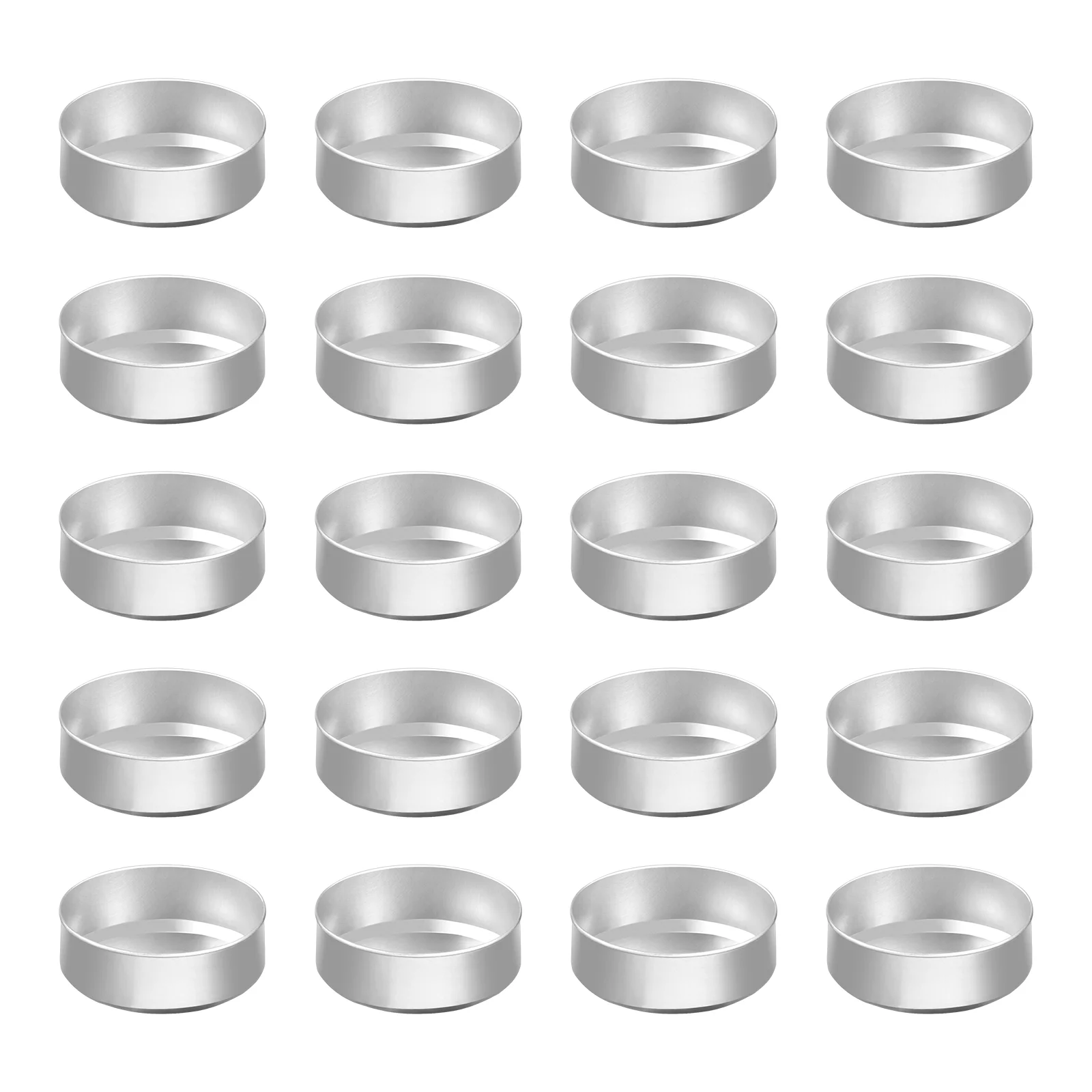 

200 making accessories Silver Aluminum Tea Light Pot Scented Making Container for DIY tea light empty case Making