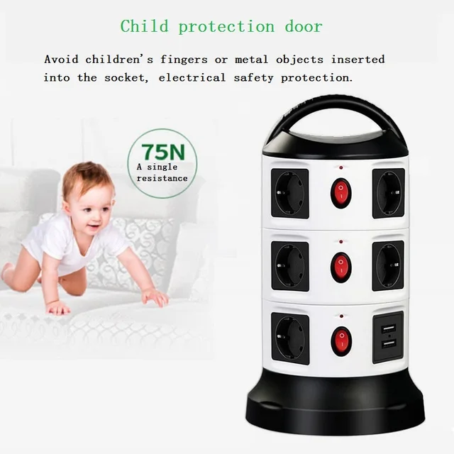 Proteção Contra Sobrecarga Multitomadas com Portas USB