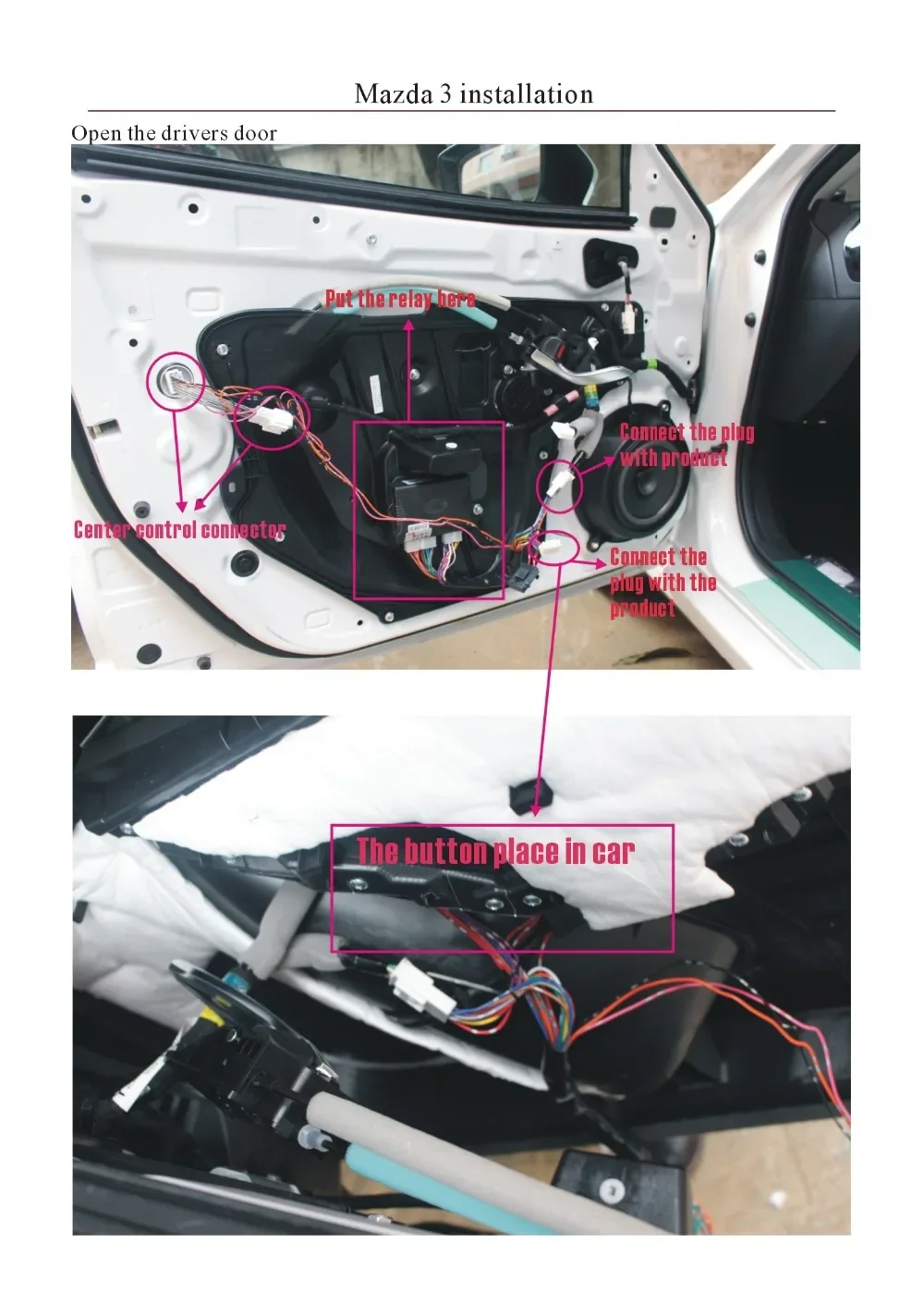 613ページ 1x LHD Auto Window Closer Open Glass Lift Module kit For Mazda 3