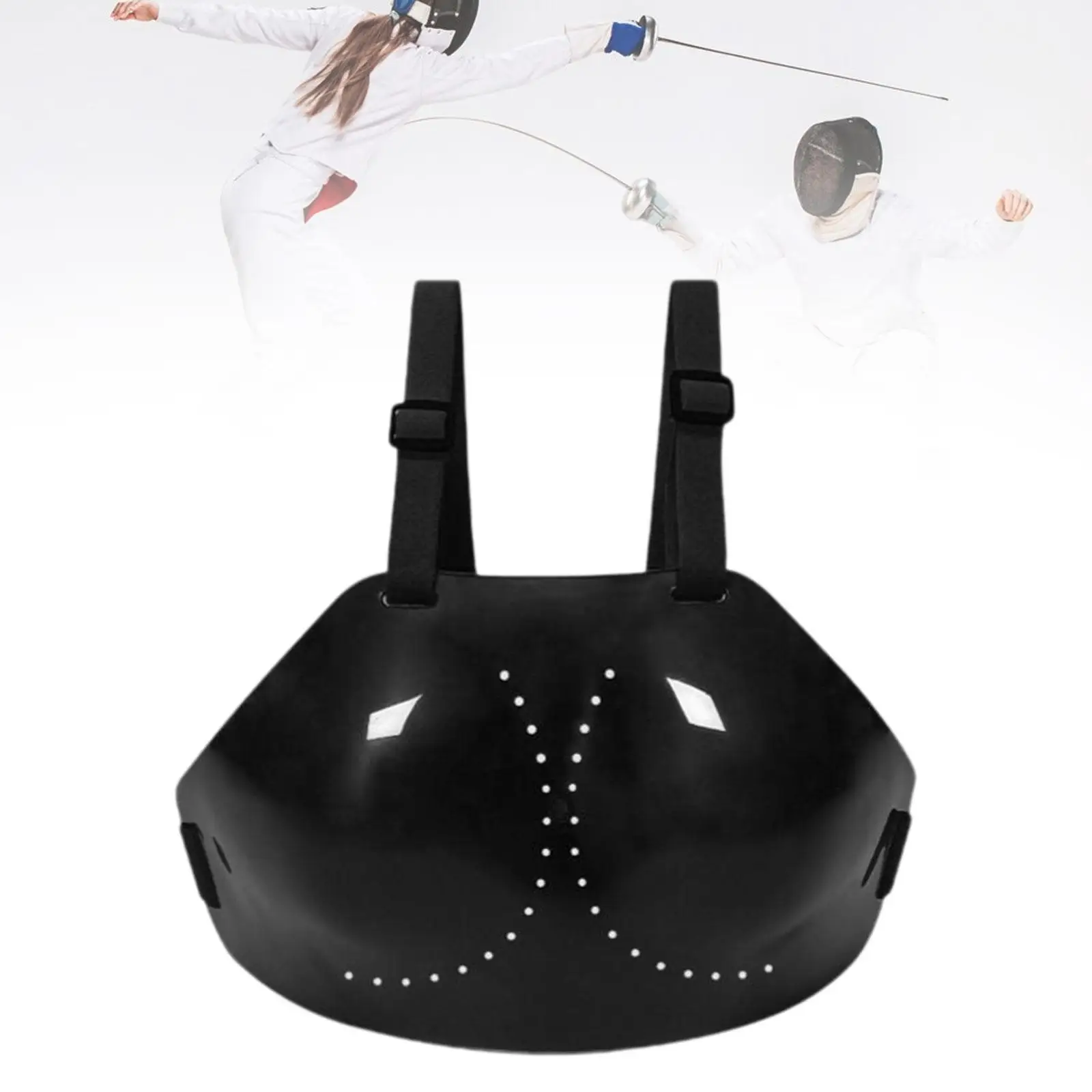 Women's Fencing Chest Guard Fencing Gear for Sanda Foil Epee Taekwondo